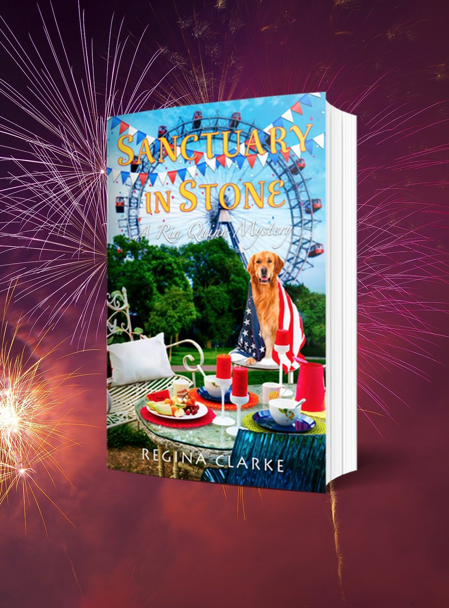 ReginaClarke1's tweet photo. COMING SOON ! ...Treasure both ancient and hidden as Ria seeks to find the secrets held in a prehistoric stone chamber and to outwit an intruder who sees the Fourth of July as a cover for murder... https://t.co/O8OoJD352Y