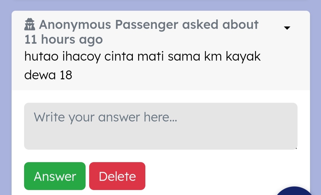 Kereta Malam. on Twitter "Begini... Ayo jawab Passengers."