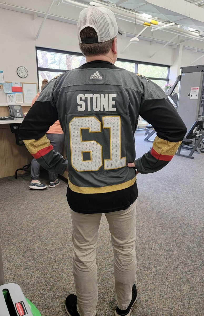 Tuesday was Fun Sock &amp; Hat Day which made it a great time to bust out the Mark Stone  <a href="/MLsocks/">Major League Socks</a> to match the <a href="/GoldenKnights/">Vegas Golden Knights</a> jersey and hat