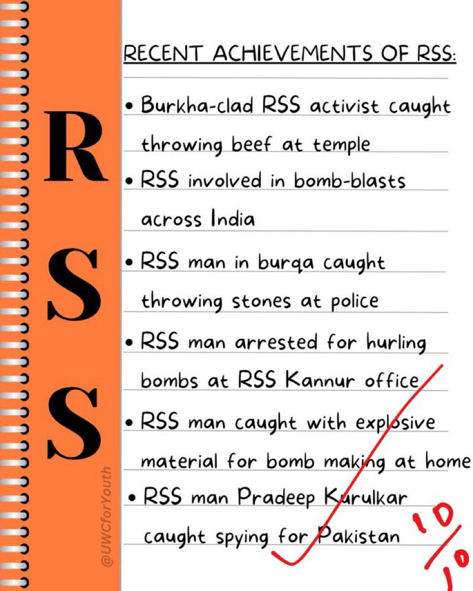 SevadalSKO's tweet photo. Anti-national activities is part of the RSS toolkit.
Don't be a RSS man.
Don't break the nation.
Shri @Jairam_Ramesh
Shri @Pawankhera
Smt @SupriyaShrinate
#ExposeBJPRSS https://t.co/vRCV4JNcBa