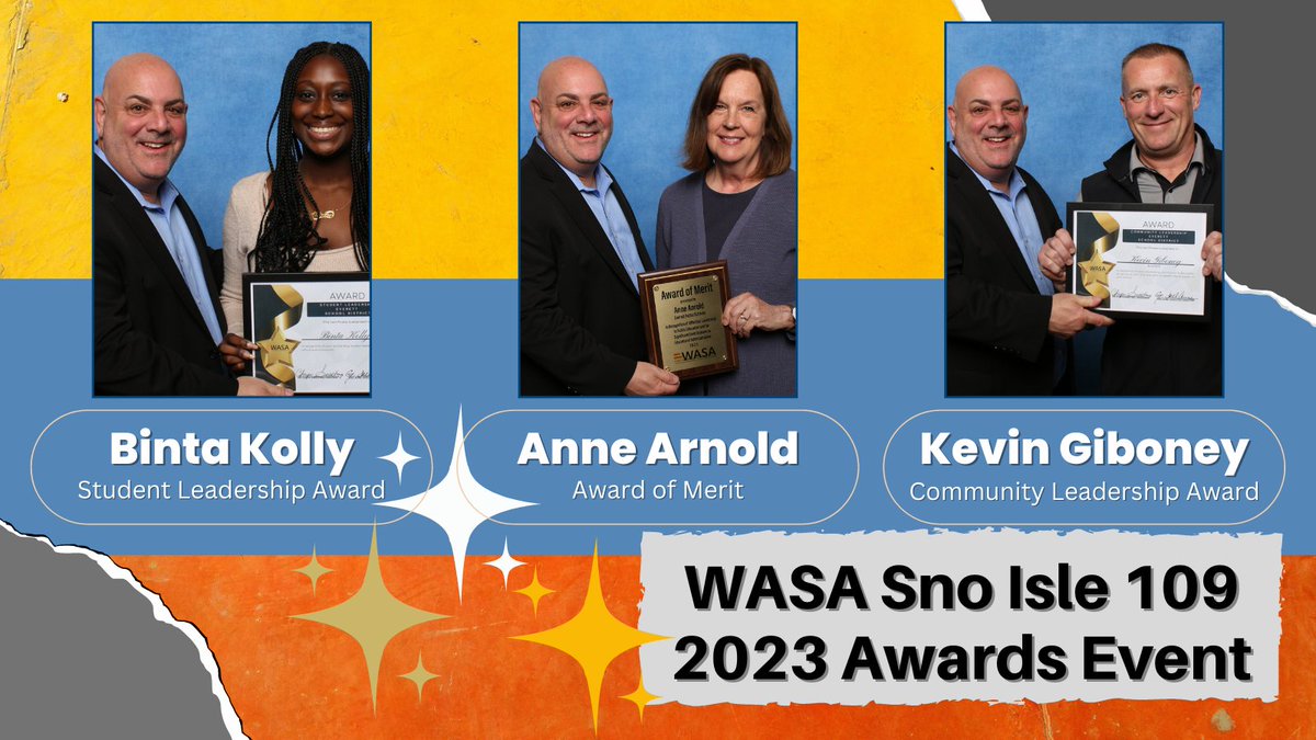 It was such an honor to see these amazing individuals get recognized at the WASA awards event for the incredible work they do! Congratulations Binta Kolly, Anne Arnold and Kevin Giboney. #EPS_OurStudentsRock #EPS_OurStaffRocks #EPS_PartnershipsRock