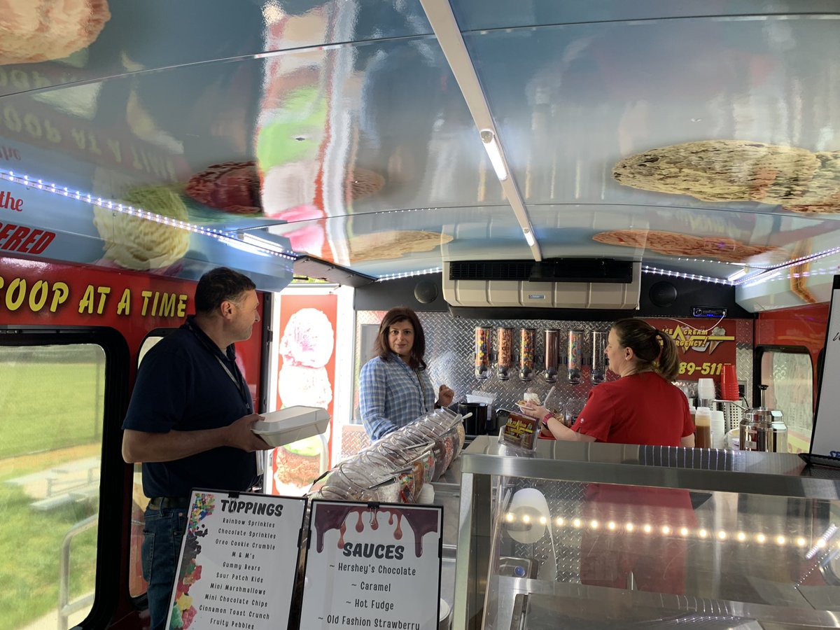 HATS_science's tweet photo. Happy @CTTechHS teachers thanks to “ice cream emergency” organized and funded by newly formed @HenryAbbottTech parent community 🍦🚨 https://t.co/euPGRzH39I