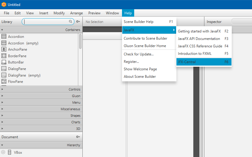 Raumzeitfalle's tweet image. The new version of #SceneBuilde now offers a direct menu shortcut to @jfxcentral which was created by @dlemmermann. JFX-Central is a great resource for Front End developers on the JVM platform. Follow Dirk and JFX-Central to stay updated and informed in the Java & JavaFX world.
