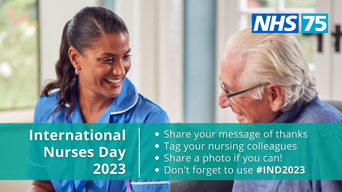 FutureNurseUK's tweet photo. As International Nurses Day #IND2023 approaches, the theme for this year is “Our Nurses. Our Future”

A global campaign to set out what we want for nursing in the future to address the global health challenges.

Here's how you can get involved... https://t.co/llN0Tfx0F1