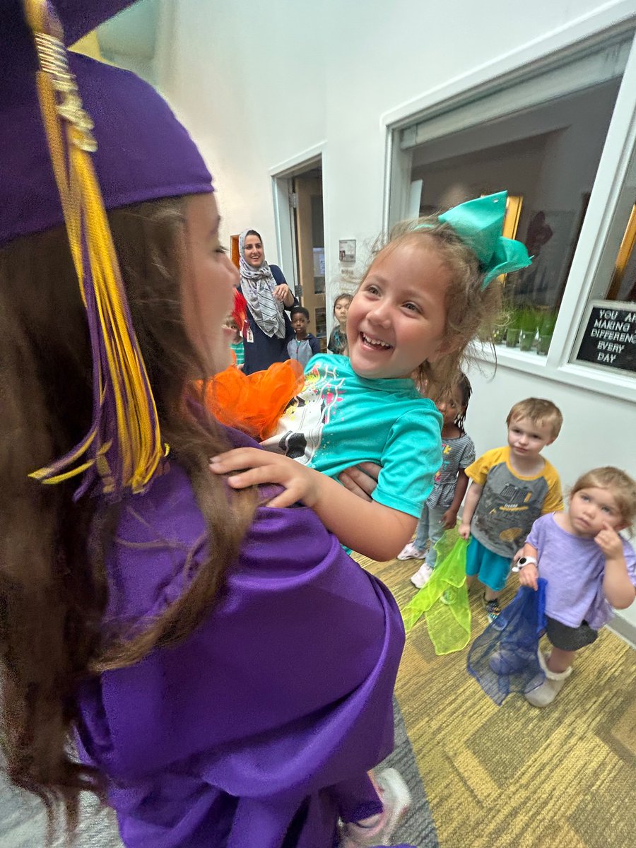 THIS IS EVERYTHING!  The two lives of my life. One finishing her high school journey,  the other just beginning! <a href="/NKCSchools/">NKC Schools</a> <a href="/NKCEarlyed/">NKC Schools Early Education</a>