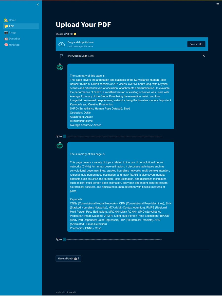 abrarahmedb4u's tweet photo. "π Me and @mozeesh2002, @Mubashir_061 developed a game-changing web app that will revolutionize how you learn! Introducing NoteFusion, the ultimate study companion! β¨ Summarize notes, extract text from images, manage PDFs, and get instant answers with Doubtbot. #NoteFusion https://t.co/W18Engo0R2