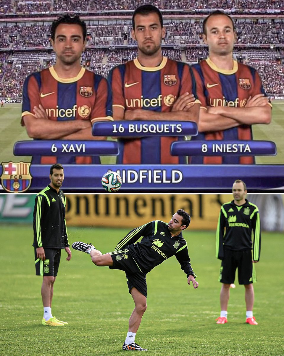 It was going to be a long evening when these three faced off in front of you in the midfield 😮