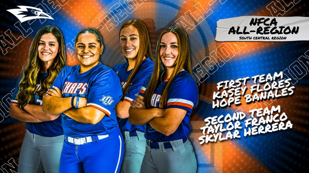 🥎 SB | Congrats to a single-season high of <a href="/LCUSoftball/">LCU Softball</a> selections named All-Region by the NFCA:

Hope Banales 
Kasey Flores
Taylor Franco 
Skylar Herrera 

📰READ MORE⬇
bit.ly/41vA2ae
