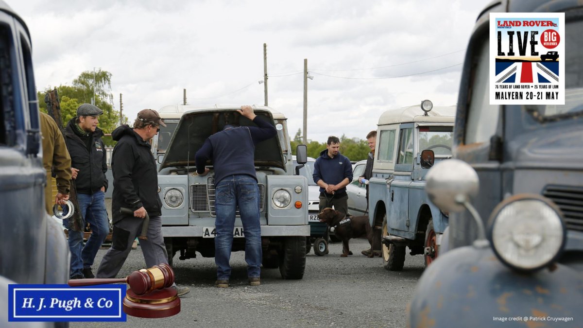 Did you know our LRM Live event will be hosting a live auction on Saturday 20 May? It's not too late to enter a Land Rover vehicle or small Land Rover lot including spares, parts, tools, literature and automobilia. Visit H.J Pughs website for more info   bit.ly/lrmliveauction…