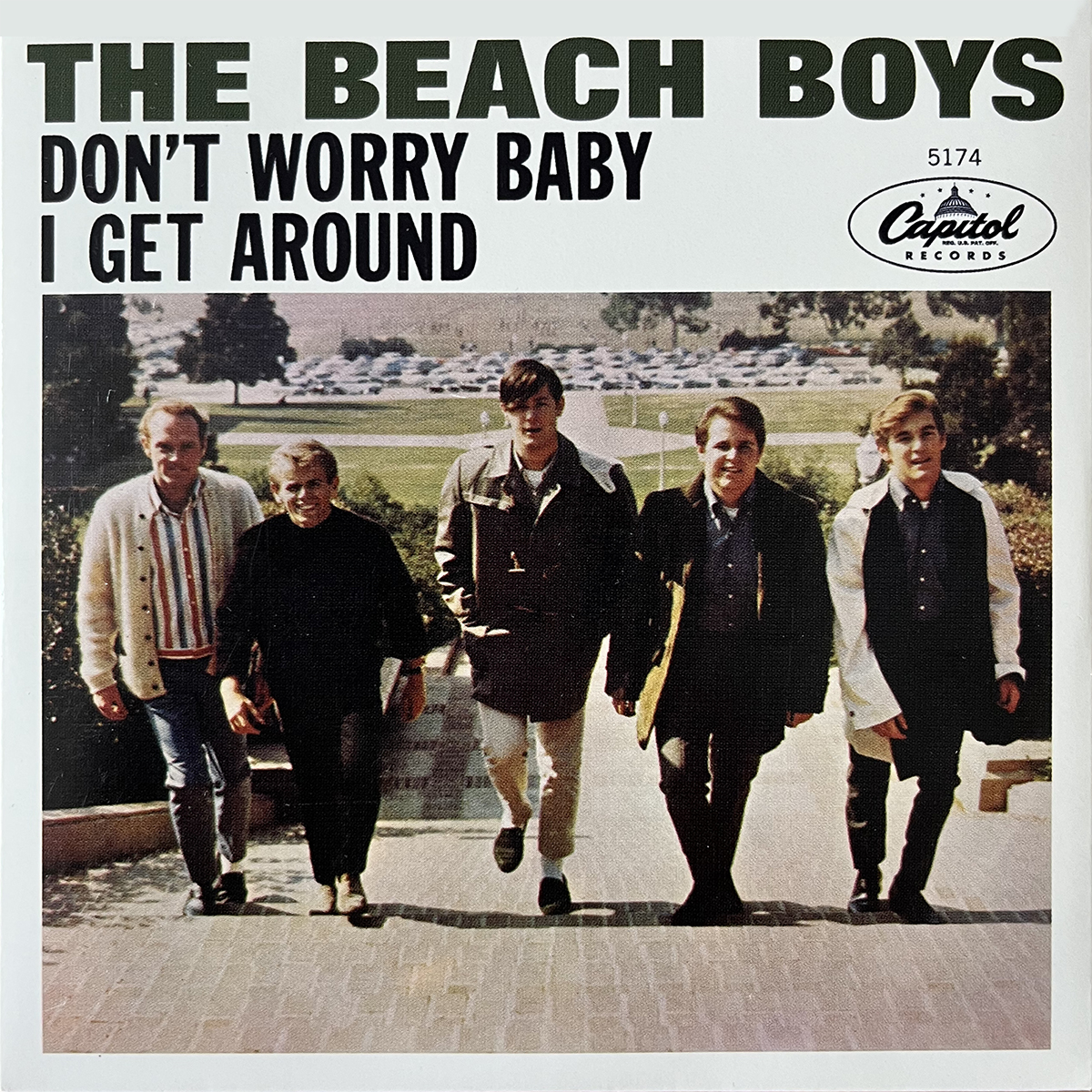 BrianWilsonLive's tweet photo. Today in 1964, The Beach Boys released “Don’t Worry Baby.” Brian’s lead vocal is one of his defining performances, and he later referred to the track as perhaps the band’s finest record. It was conceived as a response to “Be My Baby,” the Ronettes hit that inspired Brian. https://t.co/vsZ1PbYbxM