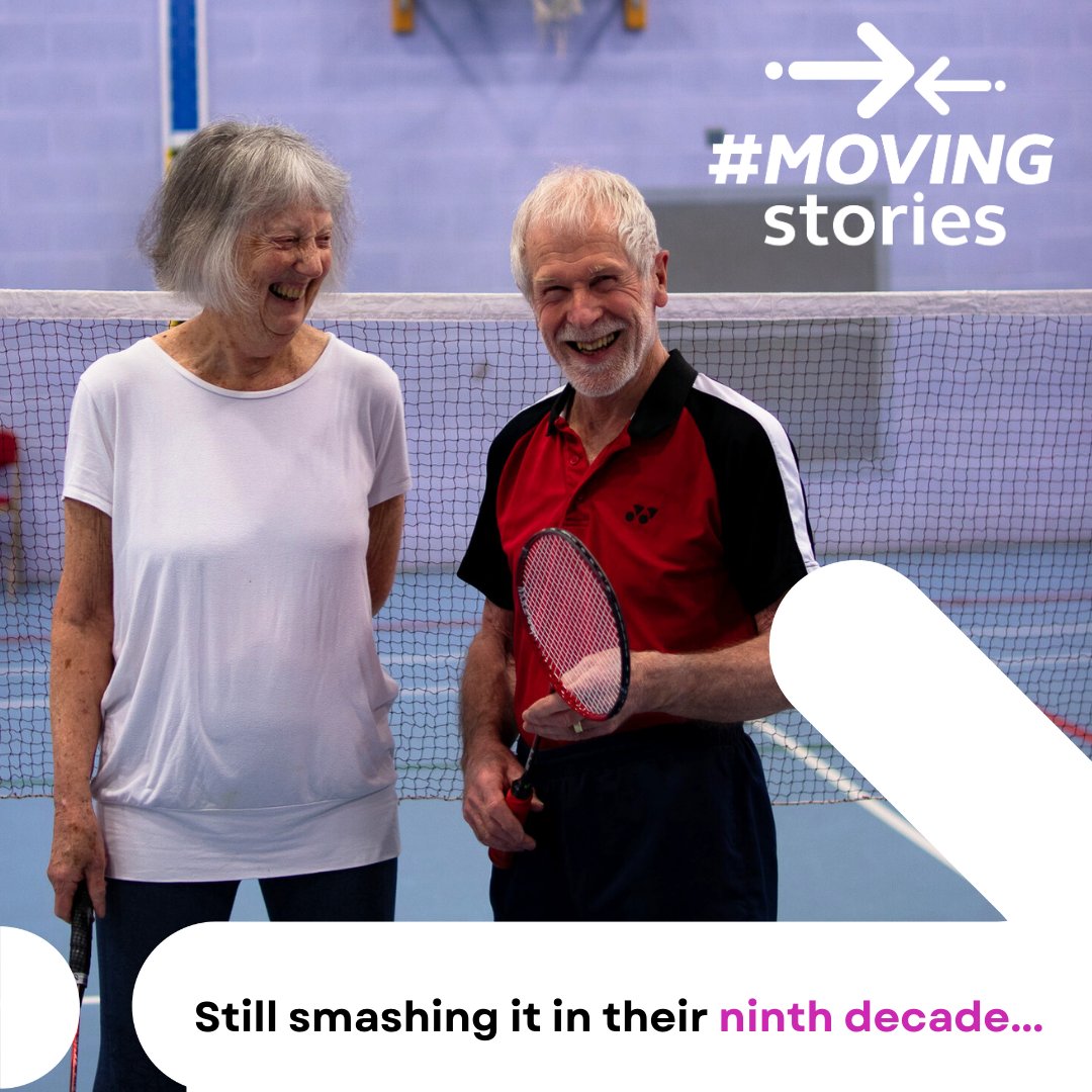 The #movingstories campaign is shining a light on normal people in our communities across #Warwickshire #Coventry and #Solihull who have used #sport or #exercise to improve their own #wellbeing - Mike and Linda's story is #smashing 🤩 🏸 thinkactive.org/story/mike-and…
