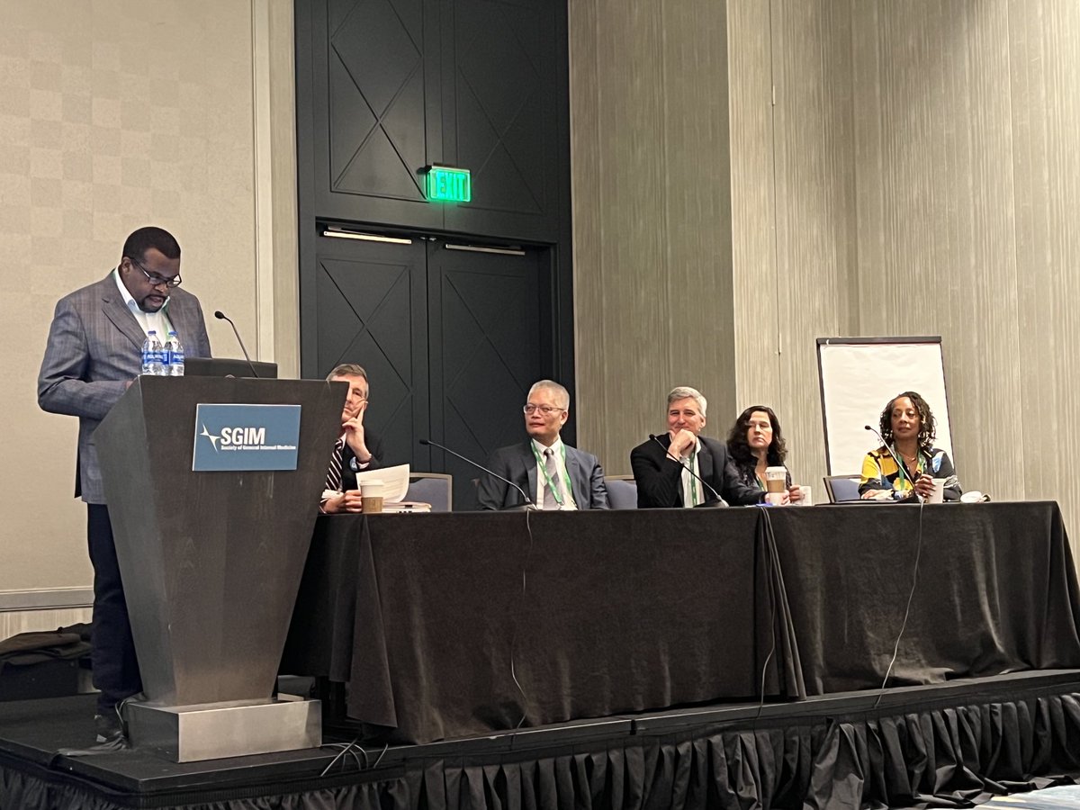 Happening now in Juniper B ⁦<a href="/SocietyGIM/">SGIM</a>⁩ #SGIM23 Community Forum! Don’t miss out on talking with our SGIM leaders!