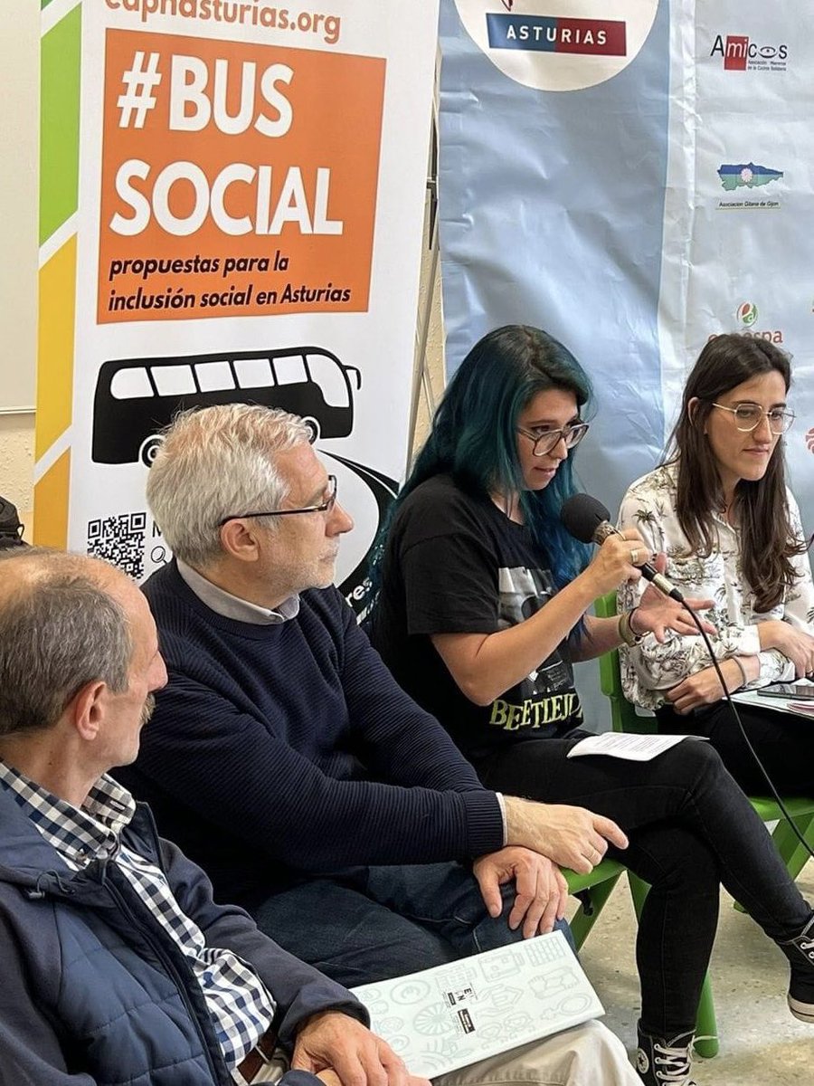 maspazasturias's tweet photo. 📸 Ayer estuvimos presentes en el #bussocial organizado por @EapnAs para recoger propuestas programáticas de inclusión social de los diferentes candidat@s que se presentan a las elecciones autonómicas y municipales.
Rumbo al #28m 💪 https://t.co/QcRJwhDPaY