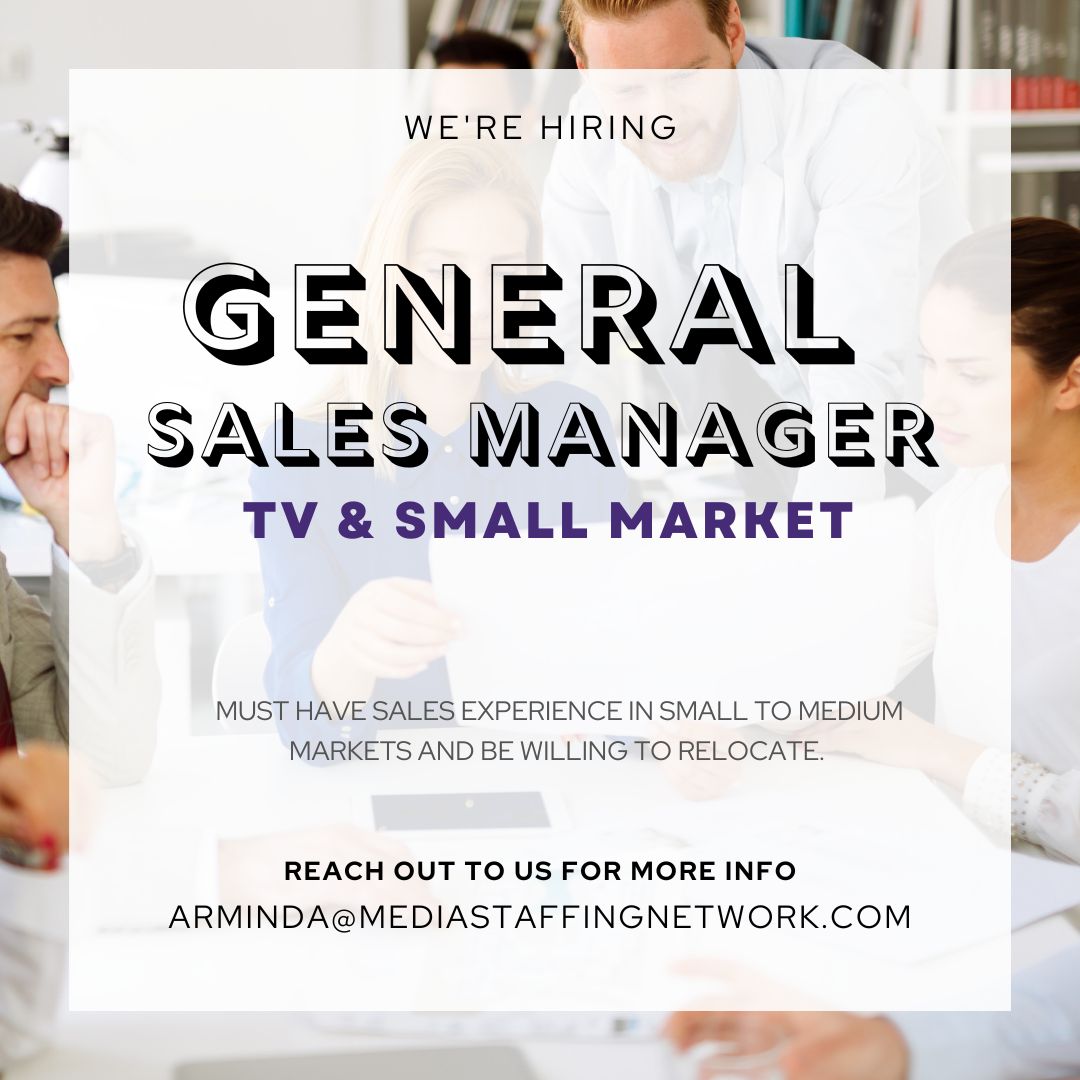 Do you have small/medium market TV sales experience?  Let's talk about an exciting new role we have open in the Midwest.  This opening is in a small market that offers high-quality “lifestyle” with low cost-of-living.   More details ➡️ bit.ly/3XQvlHn