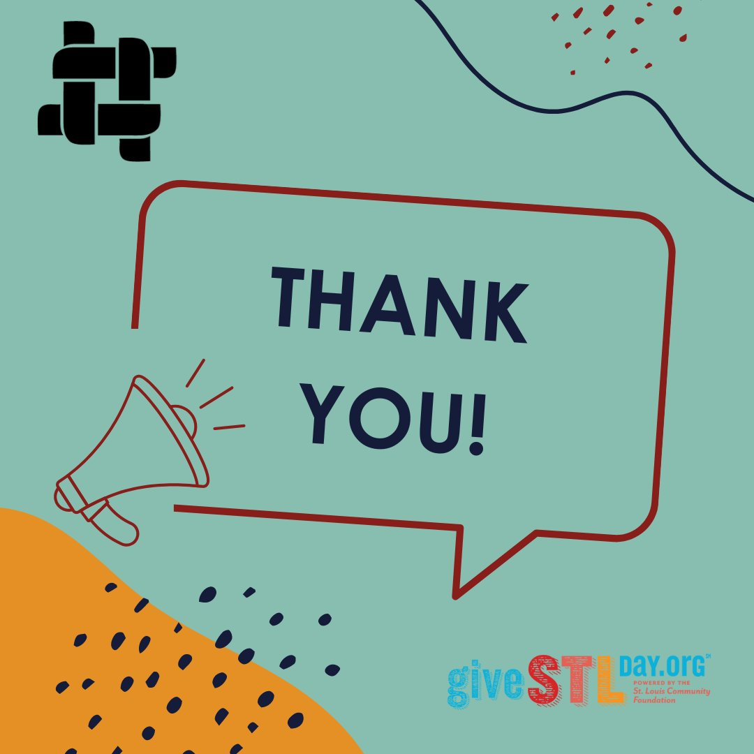 From the bottom of our 💛 THANK YOU to all those who donated on #GiveSTLDay. 

Every donation is a meaningful expression of your belief in our mission, and for that, we are most thankful