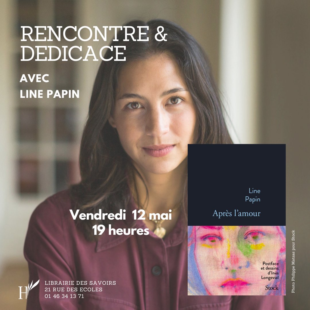 HarmattanL's tweet photo. Demain on reçoit Line Papin pour son livre Après l'amour, publié chez @EditionsStock . Un recueil poétique sur l'amour, l'absence et la reconstruction. Rendez-vous à 19h 21 rue des écoles à Paris :) https://t.co/l2e0XuiALL