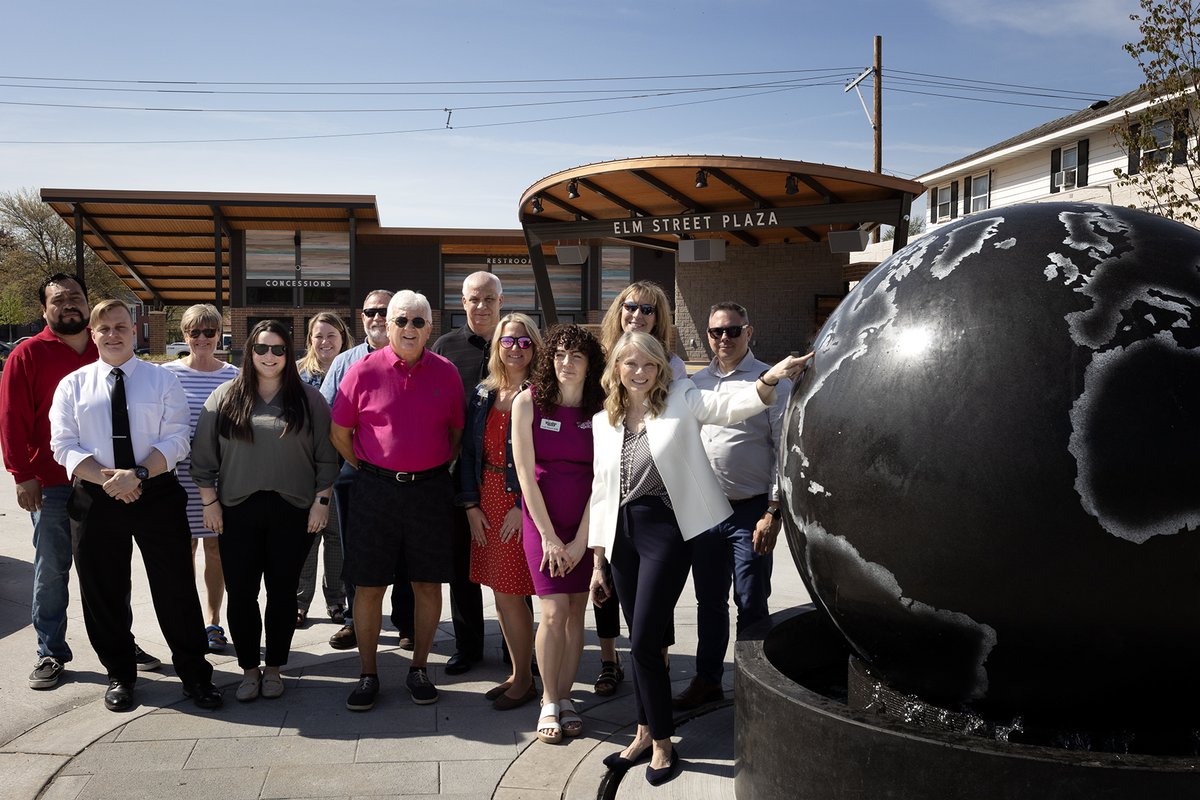 LeahHauck's tweet photo. Thanks @TravelWI for stopping in #WisconsinDells for National Travel and Tourism Week. It was great showing off the new Elm Street Plaza. 

#NTTW #NTTW23 #TravelWI #Tourism https://t.co/uilHSkxUAP