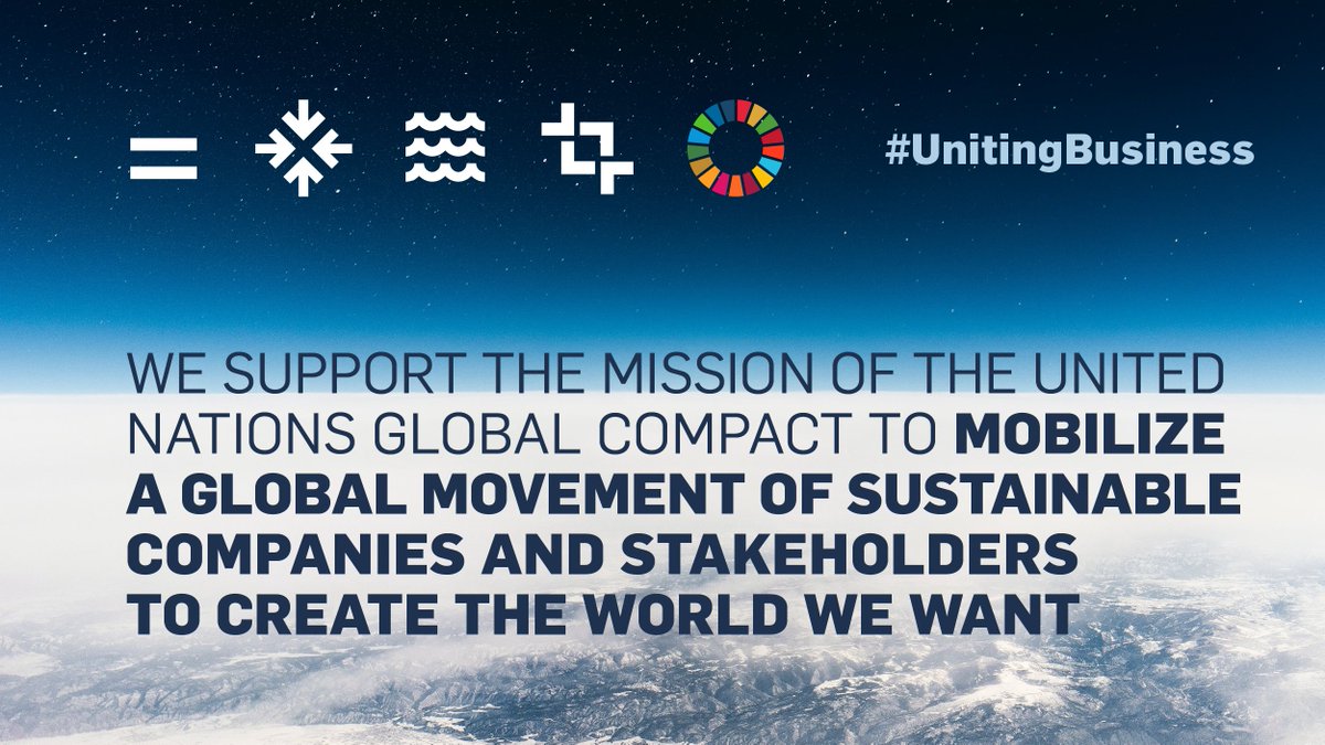We are proud to be the first beverage company in Canada to join the UN @globalcompact as part of our commitment to being a responsible company. #UnitingBusiness