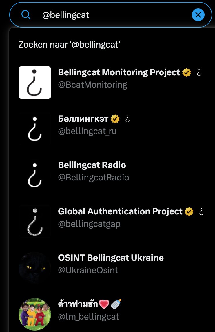 @NDRrecherche @bellingcat Im not sure if this is another 'first', but @bellingcat seems to be shadow-banned from twitter search? @EliotHiggins @oballinger