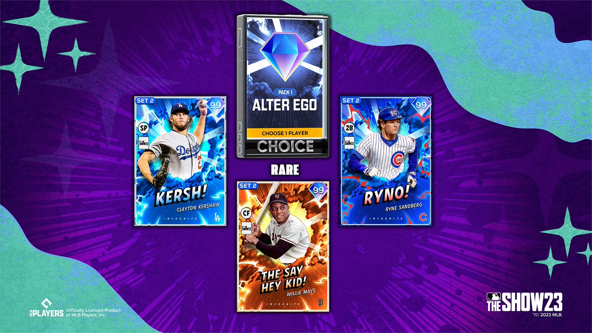 Here are your options for the Alter-Ego Pack’s Rare Round!😤

Who are you looking for in this round?
mlbthe.show/nfm 

#MLBTheShow