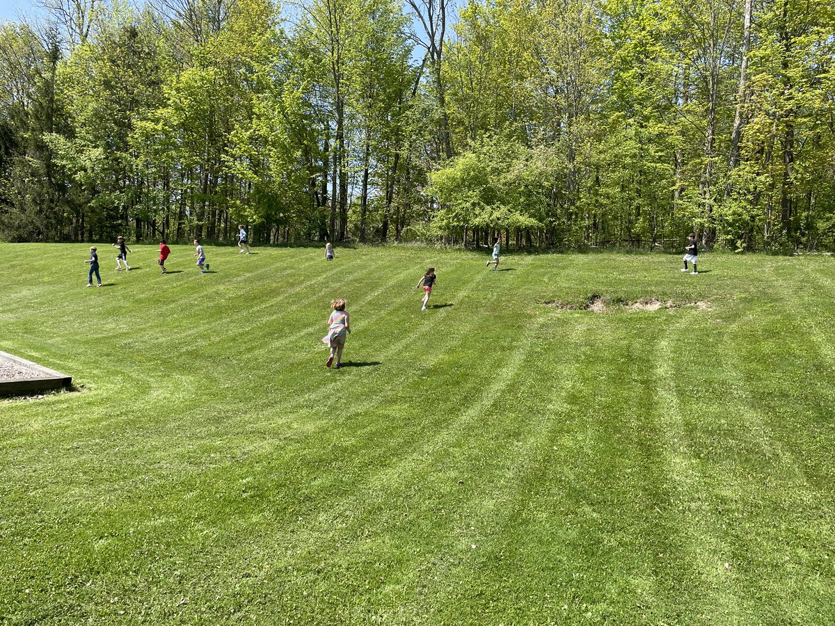 On Tuesday we read, Mr. Tiger Goes Wild. Then I told the kids let’s go run wild and be kids! #thisischagrin