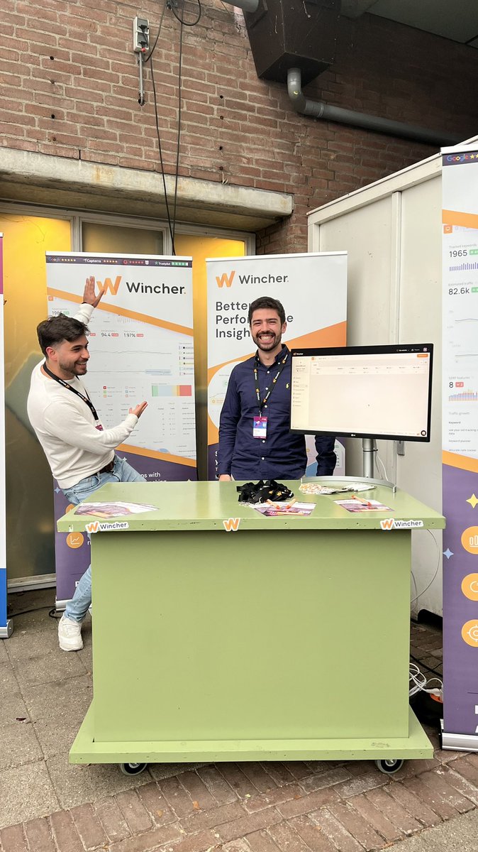 Wondering what to do between waiting for the next talk to start? Why not visit our sponsor booths, <a href="/weglot/">Weglot</a> &amp; <a href="/WincherSEO/">Wincher</a>! 🤩 #YoastCon #YoastCon2023