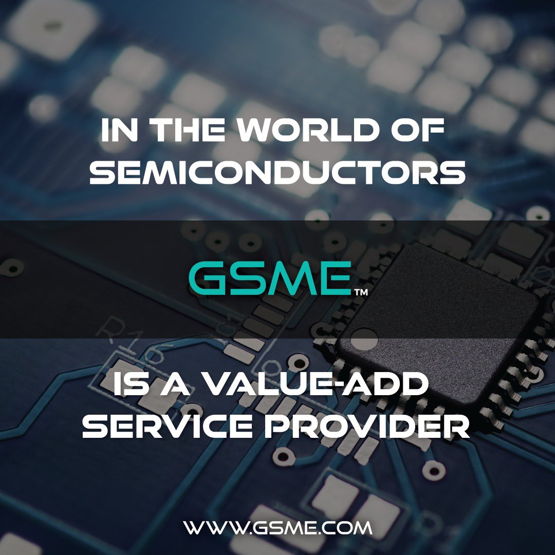 GsmeGlobal's tweet photo. "Our journey has just begun"
#GSME #ourjourney #begun #world #semiconductor #valueaddedservices #serviceprovider #microchips #IC #chips #designs https://t.co/AIQlHN14Hz