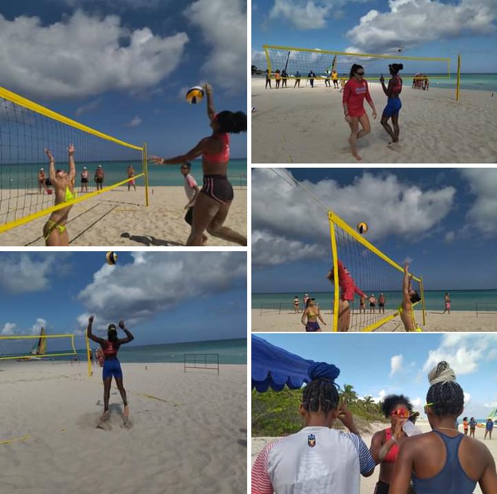 AcnDarian's tweet photo. Este viernes iniciará en las arenas del Hotel Barceló Solymar Arenas Blancas, la segunda parada del Circuito NORCECA de Voleibol de Playa. En este tradicional certamen participarán 33 duplas (16 de mujeres y 17 de hombres) Información por @GuilleRebelde https://t.co/Msu8SP6AVO