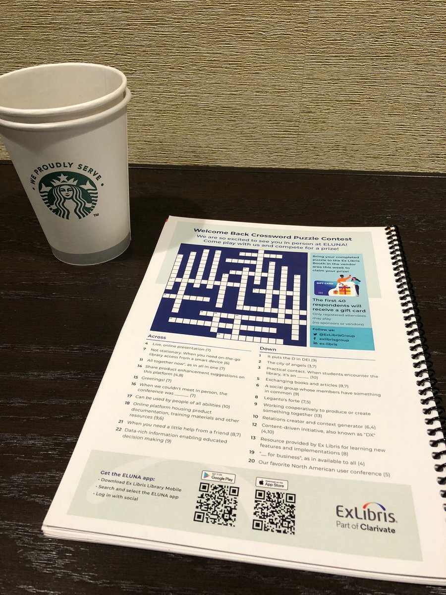 Ex Libris, from Clarivate tweet media