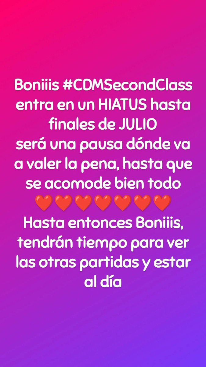 Acuariana92's tweet photo. #CDMSecondClass #Hiatus https://t.co/tn9h6zcYVs