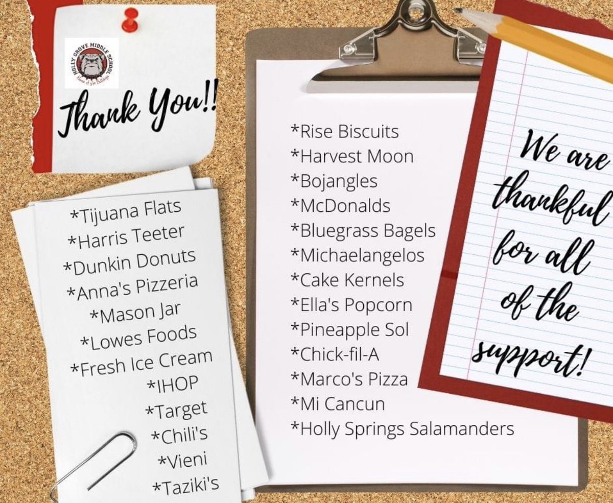 natnatpriceAP's tweet photo. Thank you to these area businesses that helped to make Teacher Appreciation Week amazing for our staff!♥️ https://t.co/GbSjfxRl4G
