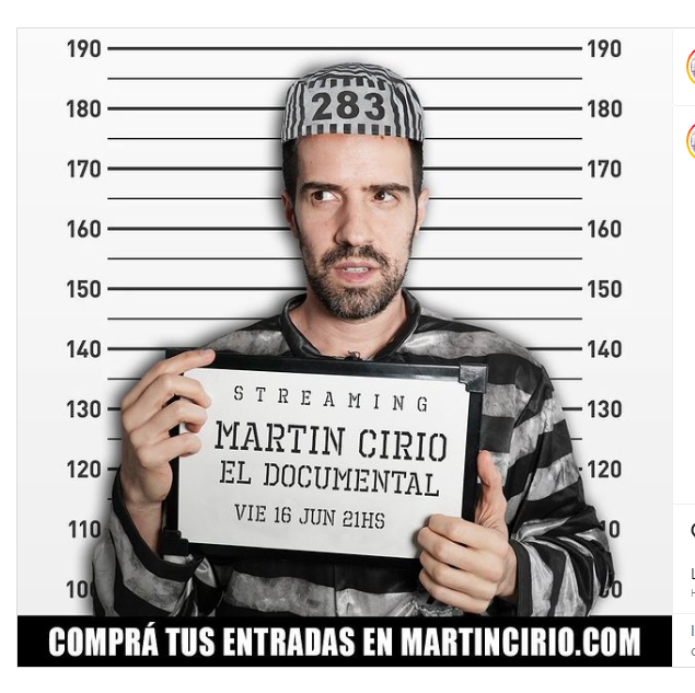 IAegon's tweet photo. @Ikka_kall Y se confirma que Martin Cirio es inocente !!! 
Gracias @Ikka_kall por creer siempre y bancarnos...
Ahora toca comprar las entradas para el documental.. TQM.. https://t.co/iBiKzYWjfT