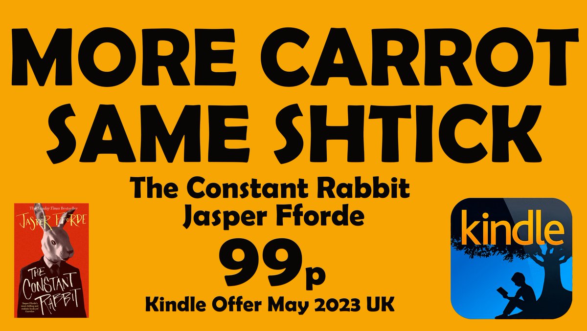 'The Constant Rabbit' is a Kindle 99p deal this month. 1.2M anthropomorphised rabbits live in the UK and the United Kingdom Anti Rabbit Party (UKARP) wants to 'rehome them in Wales for their own protection' The rabbits have other ideas. District 9 Meets Watership Down...