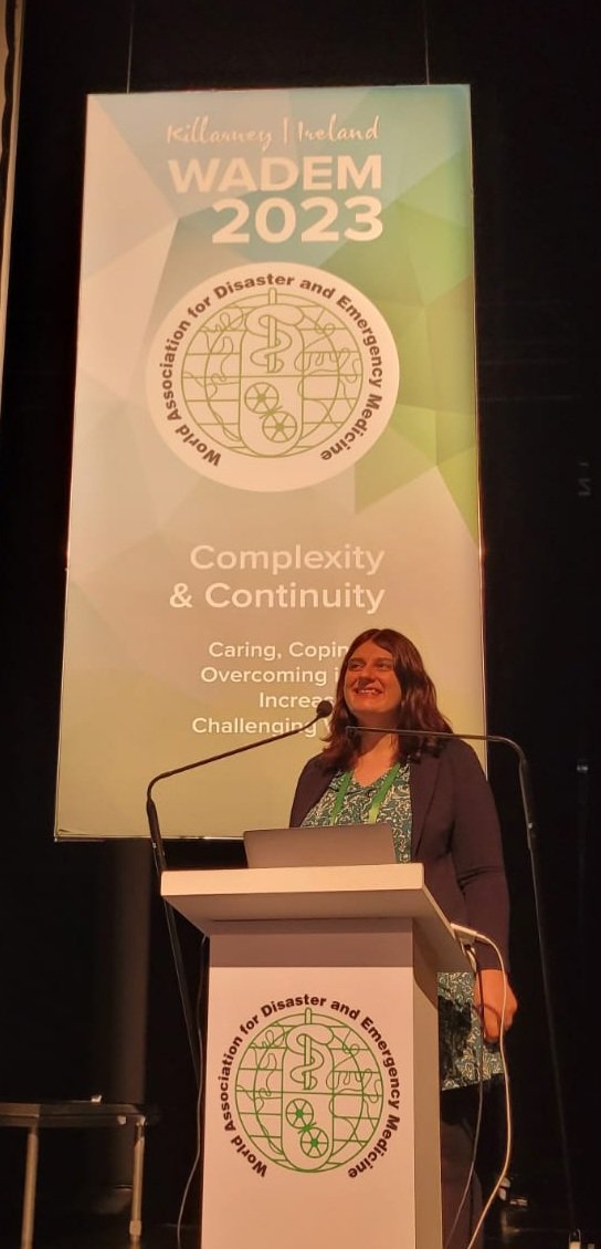 IPERN999's tweet photo. 5. @CumminsNM also presented her #research on crowding in the #EmergencyDepartment from the Better Data, Better Planning Study #BDBP #WADEM2023 https://t.co/qogQkjDqli