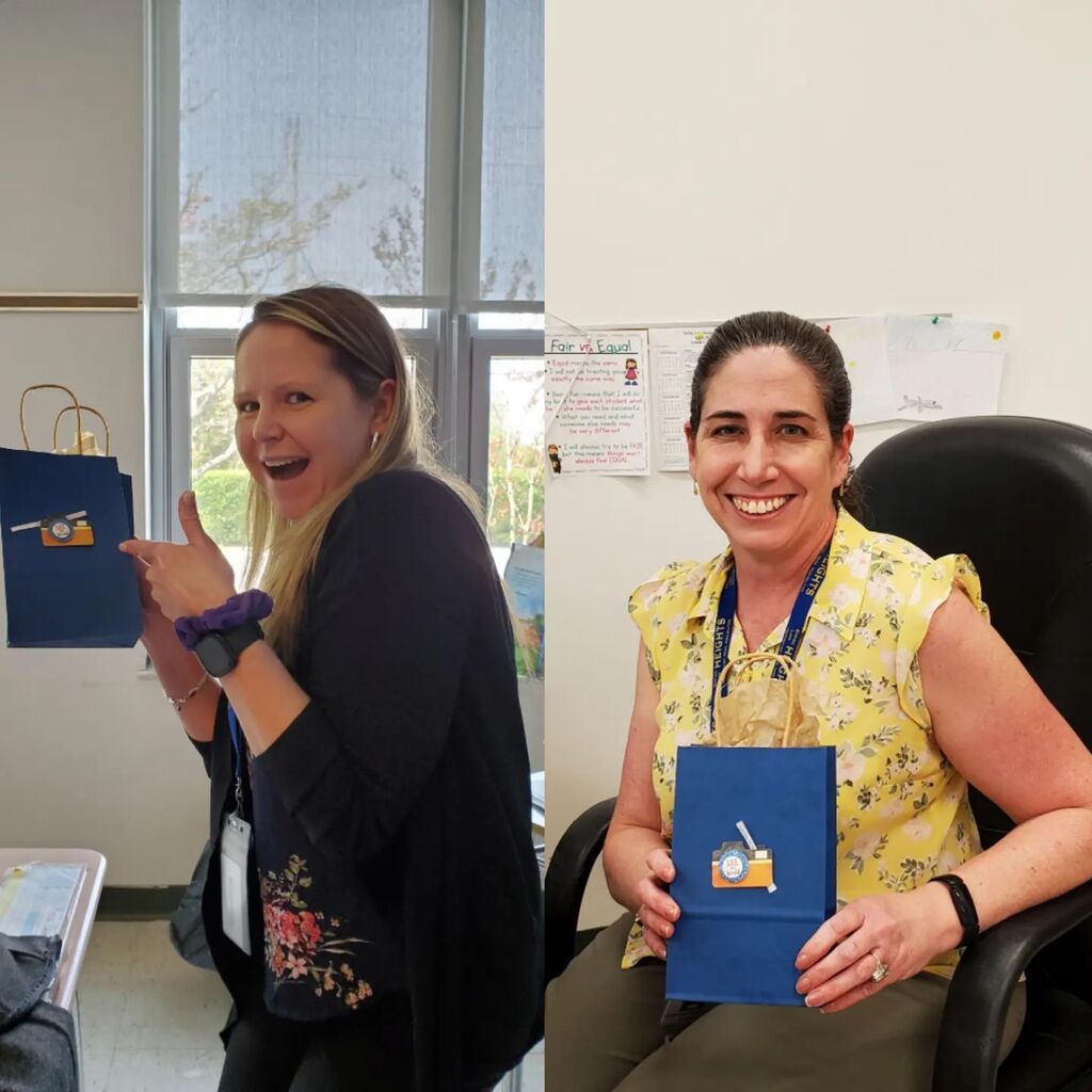 Congratulations to today's @slheightspta raffle winners, Mrs. McDonald and Mrs. Wlodarczyk! 
Thanks, @oceanbrewcoffeenj!
💙☕💛 instagr.am/p/CsG-GEqAuWU/