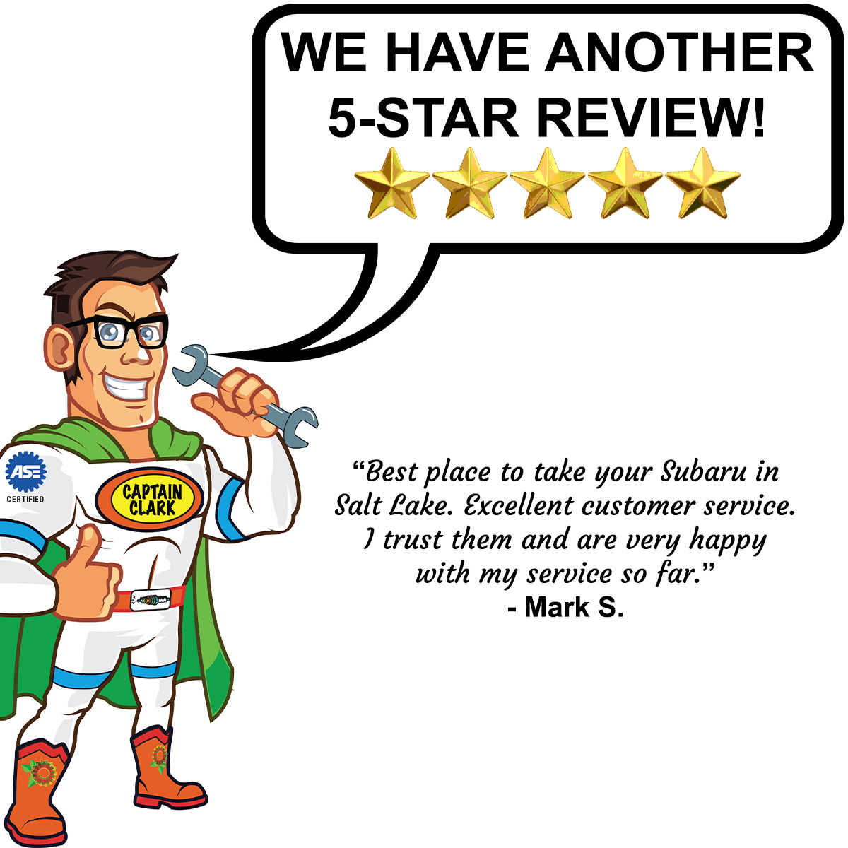 Best place to take your Subaru in Salt Lake. Excellent customer service. I trust them and are very happy with my service so far.
-
#ClarksAuto #MegaSubieShop #ClarksAutoFix #ClarksSubaruFix #Subaru
