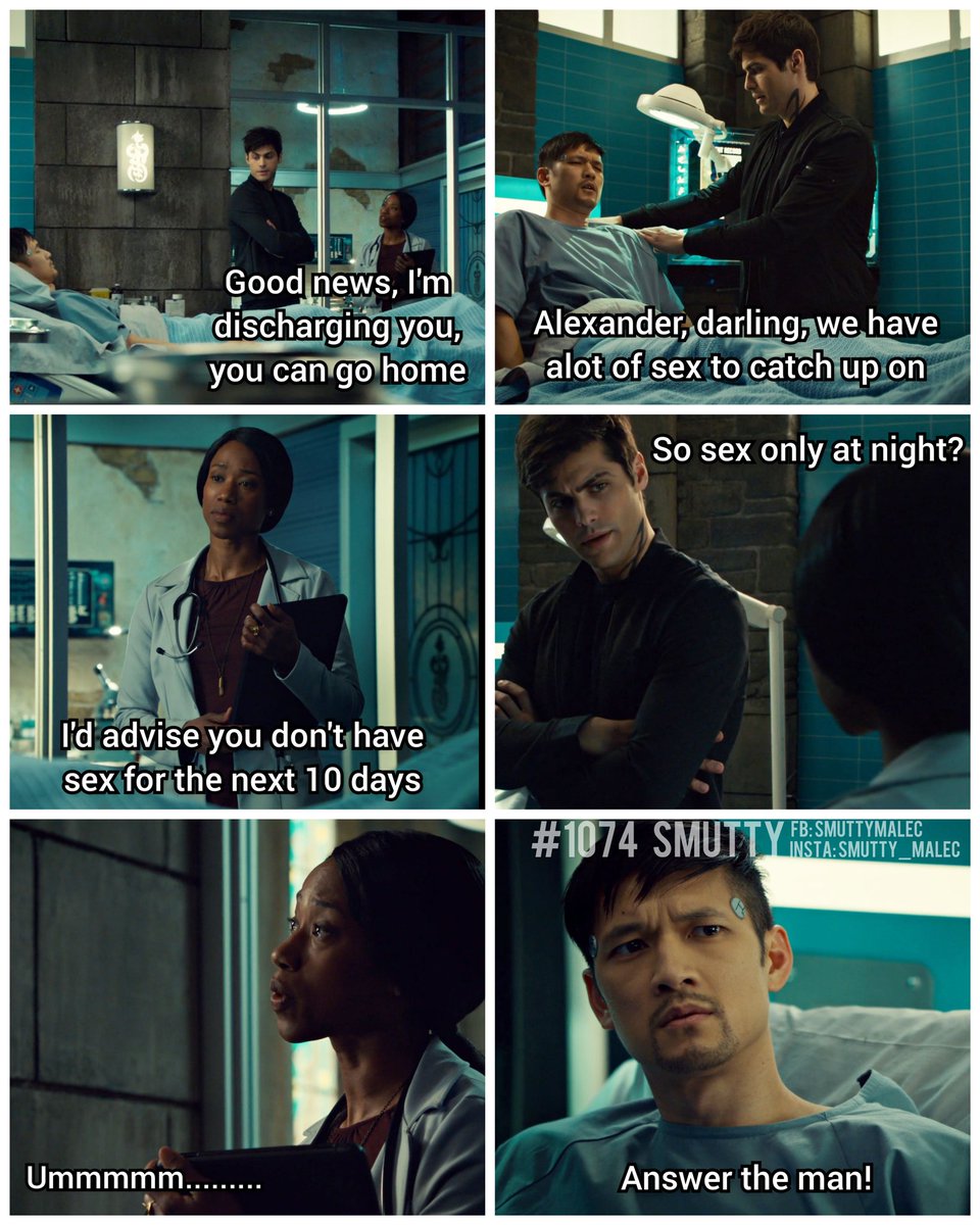 #1074 Damn it Catarina, Magnus needs to know!!!

#shadowhunters #shadowhunterstv #malec #aleclightwood #magnusbane #matthewdaddario #mattdaddario #harryshumjr #shumdario #SaveShadowhunters #shadowhunterslegacy