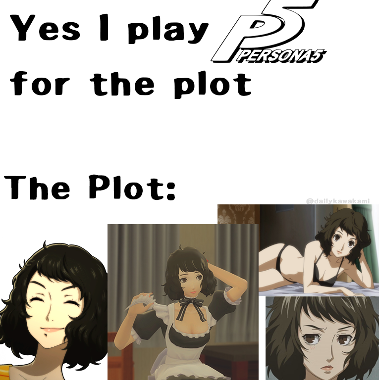 DailyKawakami's tweet photo. The best reason to play Persona 5 #kawakamay https://t.co/PjrnxBtjcB