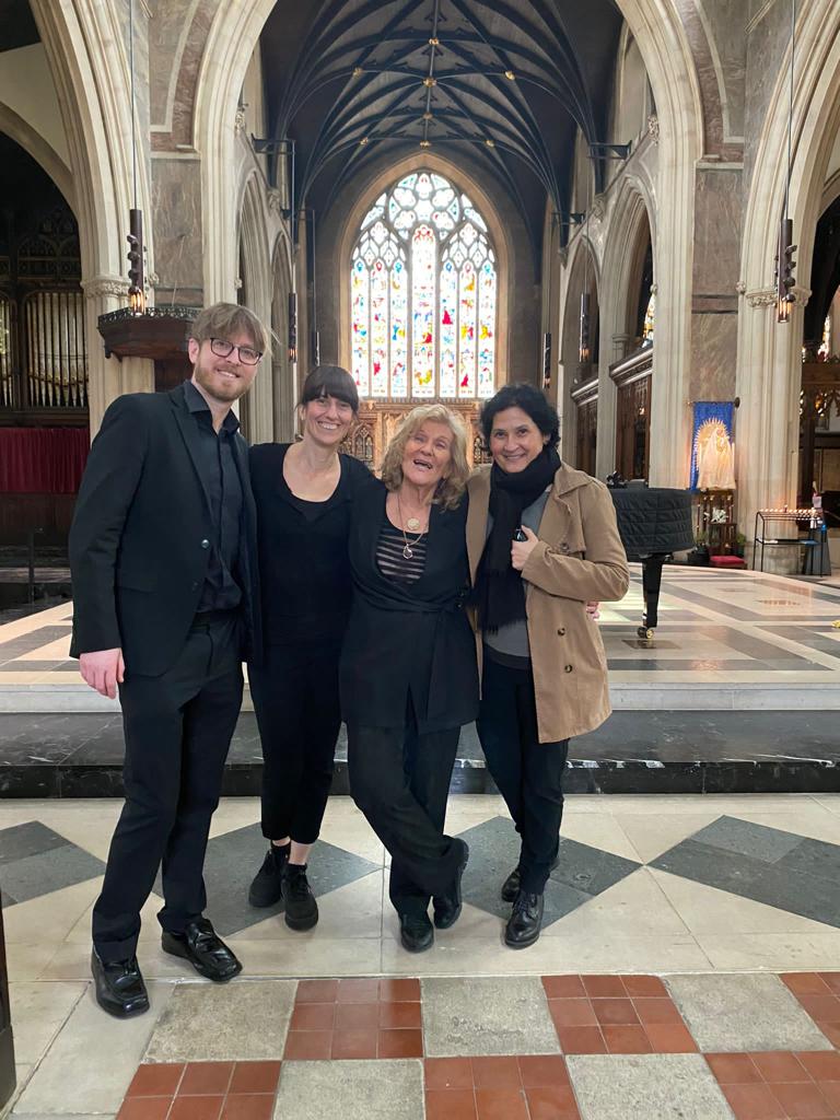 A historical day! We listened to our song #LoveIsLikeTango amongst a magnificent selection of compositions beautifully performed by the soprano Susana Gilardoni Mirski &amp; the pianist David Smith! St James’s Church, May 9th. Thank you Milagros López Touron for the pic! <a href="/AndeFilms/">Ande Films</a>