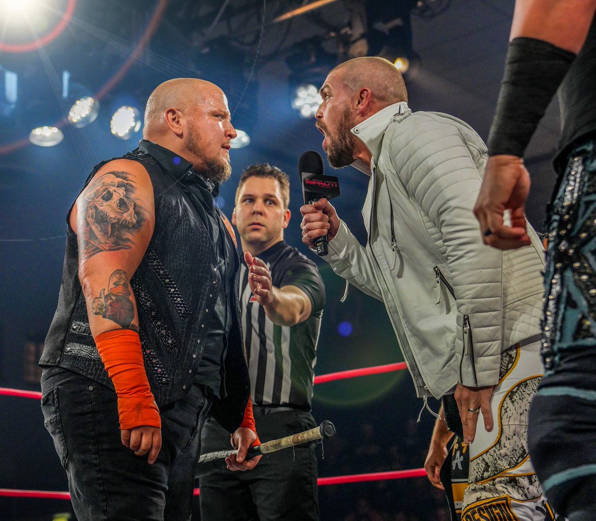 CodyDeaner's tweet photo. You refused to humble yourself &amp; accept the truth. Now you’ll be force-fed the truth. And you will be humbled.

#SpittingTruth

✖️The Design✖️

@IMPACTWRESTLING at the @WesternFair #AgriPlex

#UnderSiege 🎟 
👉 https://t.co/4PtsFzkOlQ https://t.co/eHXR4C2Zcz