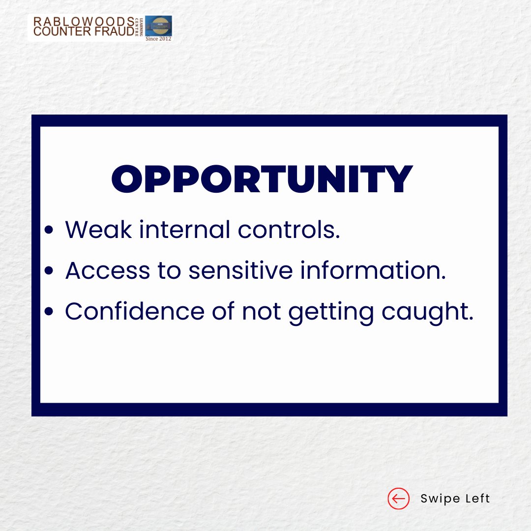 rablowoods's tweet photo. Have you ever wondered why people commit fraud? It's a complex interplay of various factors, including personal circumstances, societal pressures, and the perception of risk versus reward.
#Rablowoods #Fraud #AntiFraud #AntiCorruption #FraudPrevention #FraudTriangle https://t.co/EVRvT1MxcL