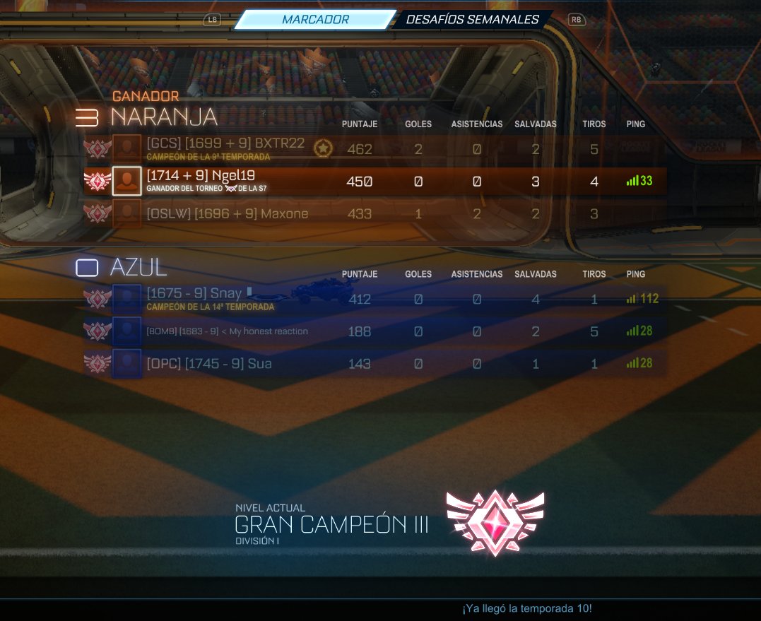 La primera vez que llego a gc3 en 3s :)