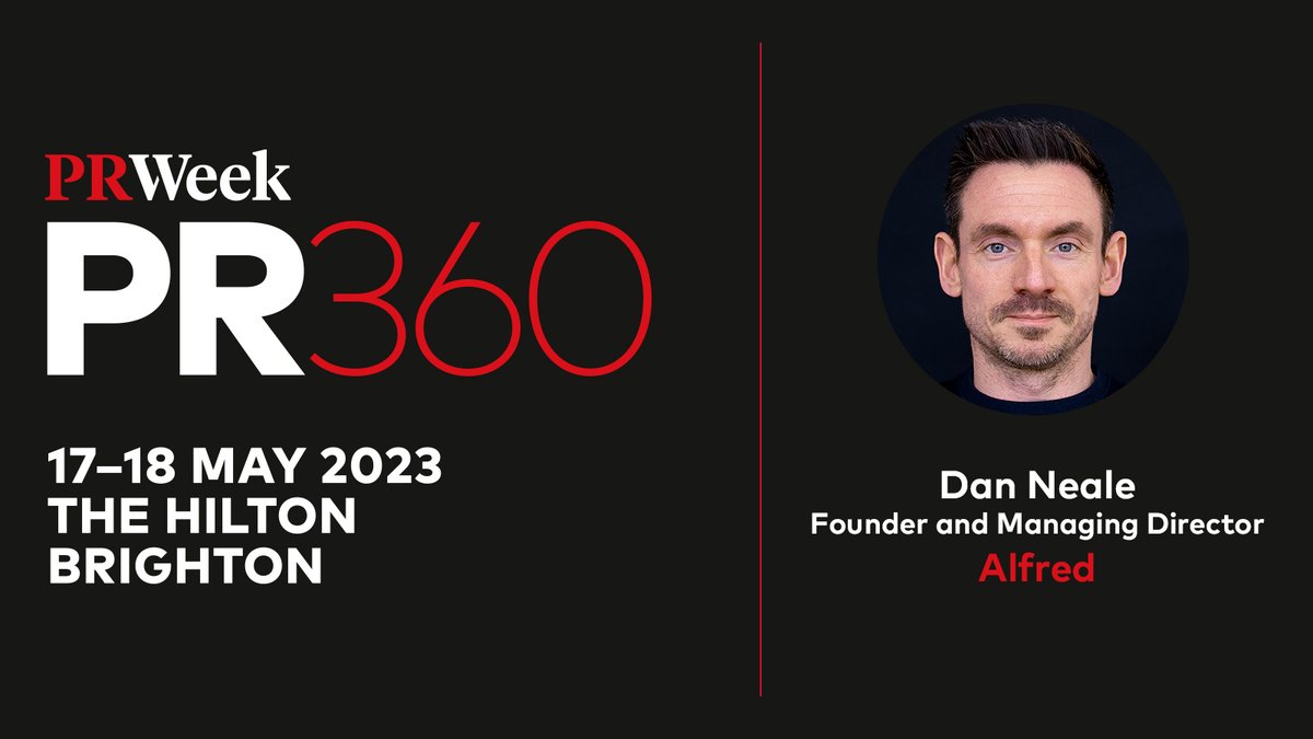 One week to go! Next week our MD <a href="/Danneale/">danneale</a> will be at <a href="/PRWeekHub/">PRWeek Hub</a> #PR360 sharing our vision for brand transparency - the clear choice, but not always the easy one.