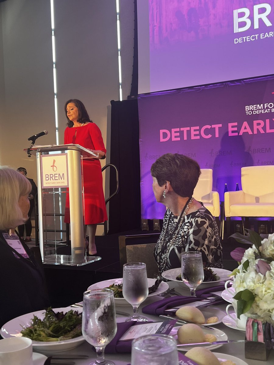 Great words from Dr. Rachel Brem today about the importance of diagnostic screening and how it saves lives. 
<a href="/bremfoundation/">Brem Foundation</a> 
#breastcancer