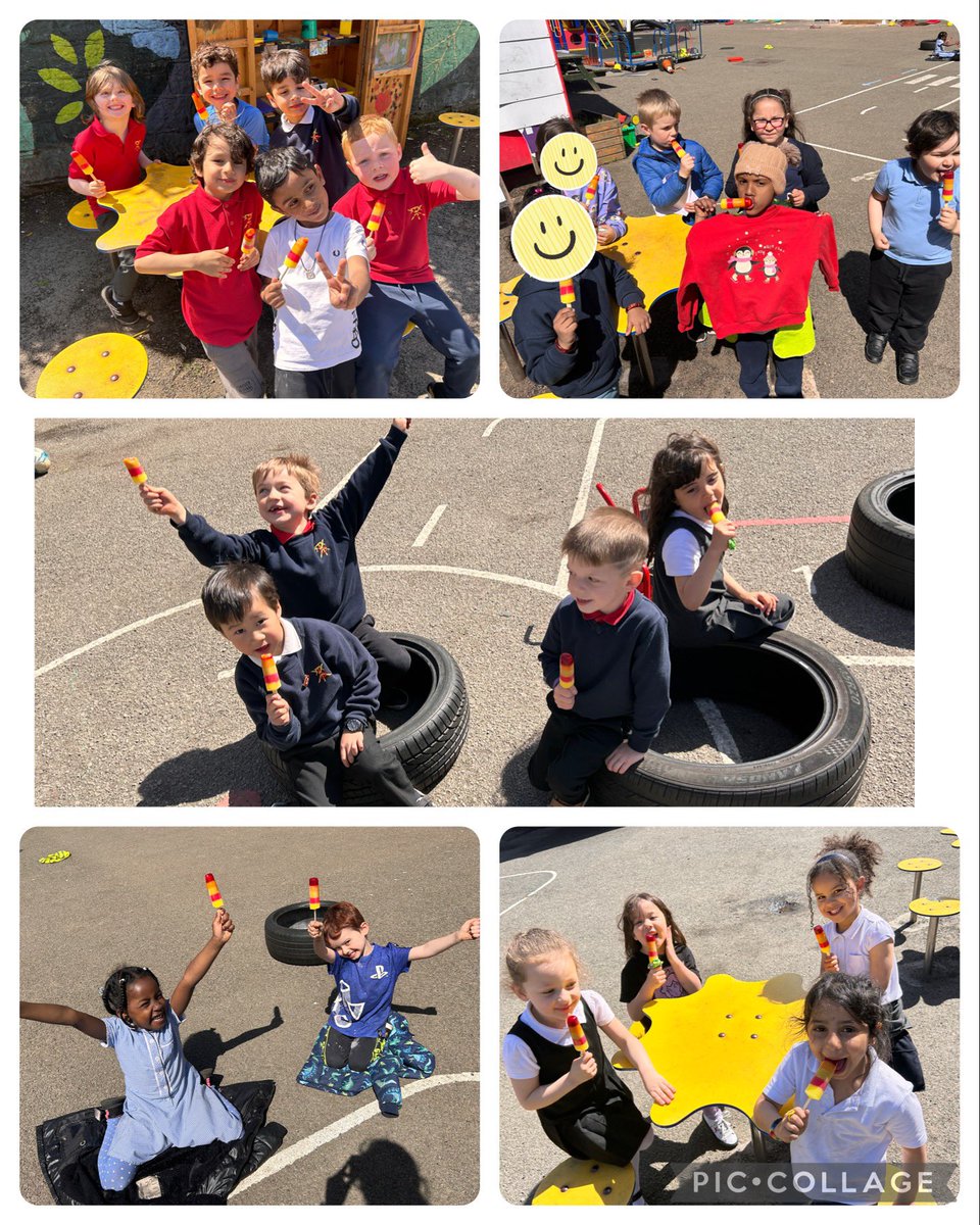 The sun is out! ☀️ thank you so much to our lovely PSA Khin for going to get our amazing lollies! They were very refreshing!