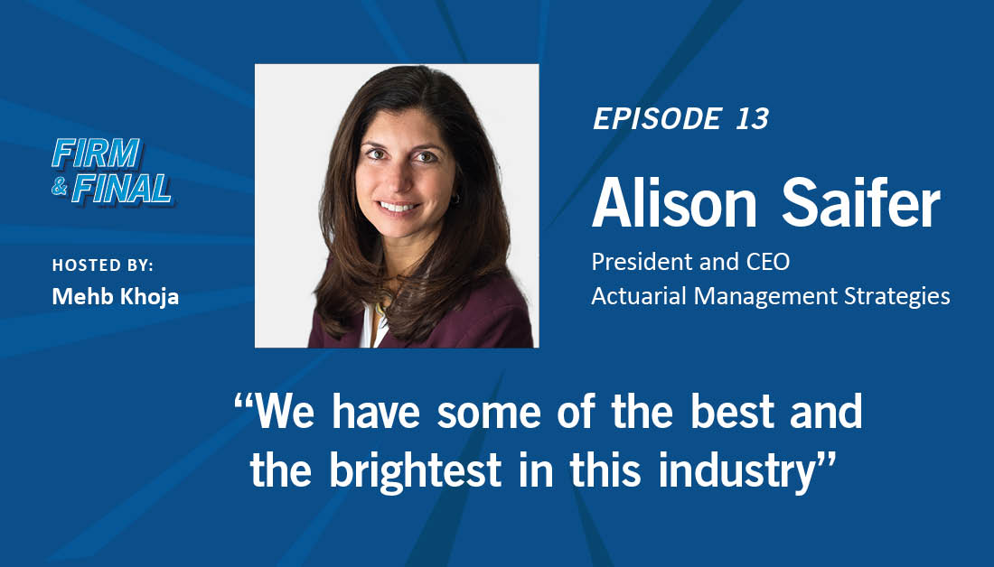 BCSFinancial's tweet image. 🎙️ NEW EP ALERT🎙️
Channel your inner #entrepreneur for Firm &amp;amp; Final: The Legends of Stop Loss and Reinsurance #podcast featuring Alison Saifer, President &amp;amp; CEO, Actuarial Management Strategies. Listen today! bit.ly/3U9pyLY
#stoploss #reinsurance #selffunding #podcast