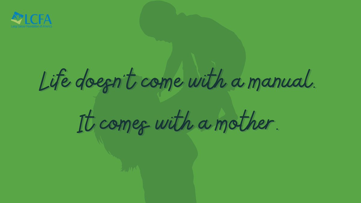 lcfamerica's tweet photo. For those who have lost their mother to #lungcancer, if you could ask her one more question, what would it be? #LungCancerAwareness #HonorMom #LCFA https://t.co/s8nspxJDuu
