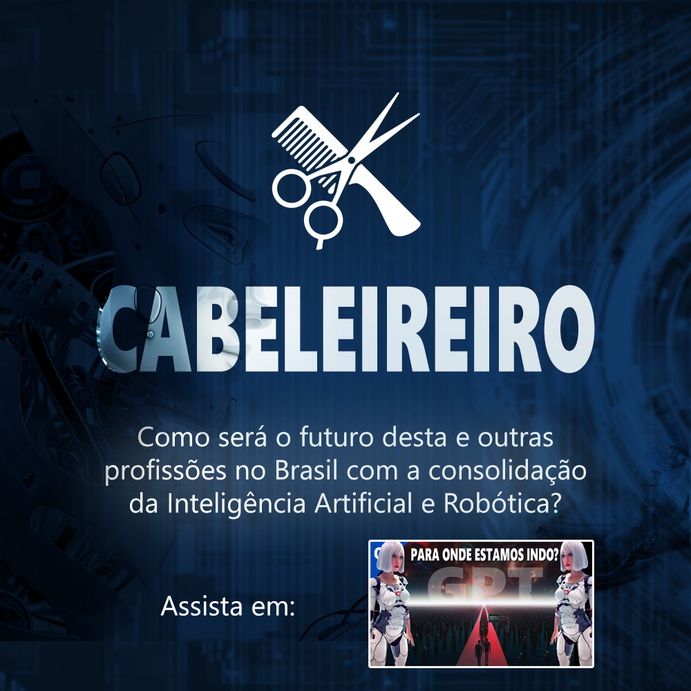 marcosplato's tweet photo. Será que a profissão de cabeleireiro no futuro, vai sobreviver a onda de inteligência artificial e robótica?
Assista em: https://t.co/hItRZmjtOS https://t.co/RK9rSNe169