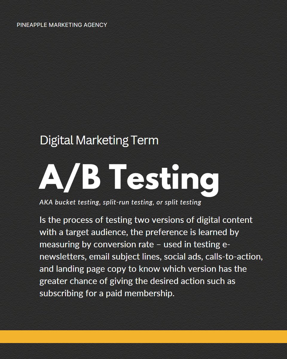OlloCaribbean's tweet image. Do you use A/B testing? By testing different variations of a campaign, marketers can identify what works best and make data-driven decisions to improve their strategy.
#splitesting #conversionmarketing #performancemarketing #marketingROI