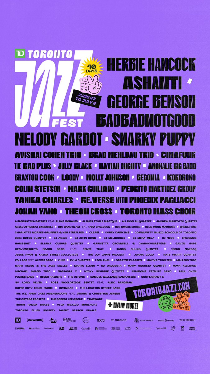 Molly Johnson (@themollyjohnson) on Twitter photo Toronto - get ready! We’re coming your way to perform at this year’s <a href="/TorontoJazzFest/">Toronto Jazz Fest</a> on Friday, June 30th. And what’s even better... this concert is FREE! Come down and check out other great artists performing during the Festival. Hope to see you there!
#torontojazzfest #tojazz Toronto - get ready! We’re coming your way to perform at this year’s <a href="/TorontoJazzFest/">Toronto Jazz Fest</a> on Friday, June 30th. And what’s even better... this concert is FREE! Come down and check out other great artists performing during the Festival. Hope to see you there!
#torontojazzfest #tojazz